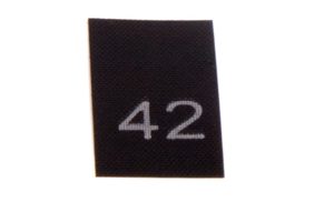 р042пч 42 - размерник - черный (уп.200 шт) купить по цене 115 руб - в интернет-магазине Веллтекс | Кострома
