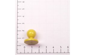 пукля пластик 10мм цв желтый (уп 100шт) па купить по 2.54 - в интернет - магазине Веллтекс | Кострома
.