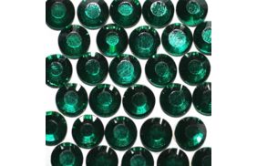 стразы термоклеевые ss-10, d=2,6-2,8мм (упаковка 1440 штук) цв.9012 emerald | Распродажа! Успей купить!