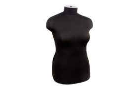 манекен женский р52 (104-84-110) мягкий цв чёрный купить по цене 9266 руб - в интернет-магазине Веллтекс | Кострома
