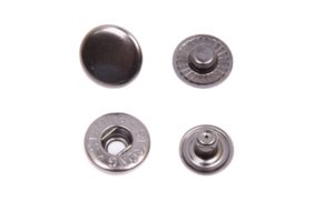 кнопка l-15 цв черный никель нерж 15мм (уп ок.720шт) кл-09 strong купить по цене 10.98 руб - в интернет-магазине Веллтекс | Кострома
