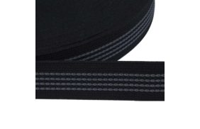 резинка тканая с латексом 3*4 цв черный 025мм (уп 25м) ekoflex купить по 42.4 для тактического снаряжения в Костроме 